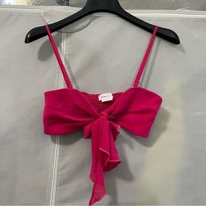 Lovers and Friends Pink Tie Top